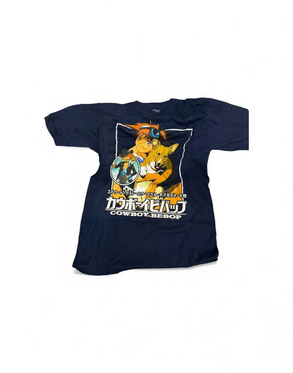 Cowboy Bebop T Shirt Men's Blue Short Sleeve Graphic Anime Japanese